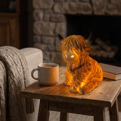 HearthGlow Night Lamp – Cozy Calm, Rustic Charm