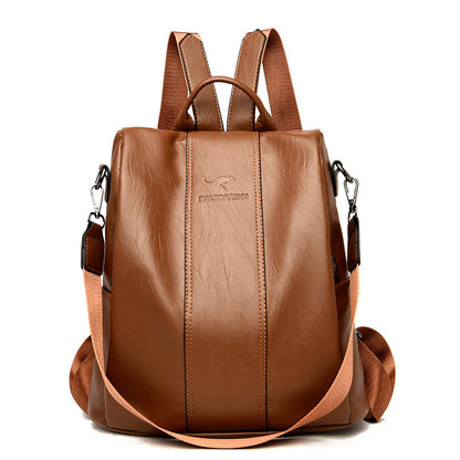 Hugo – Elegant PU Leather Backpack with Smart Compartments