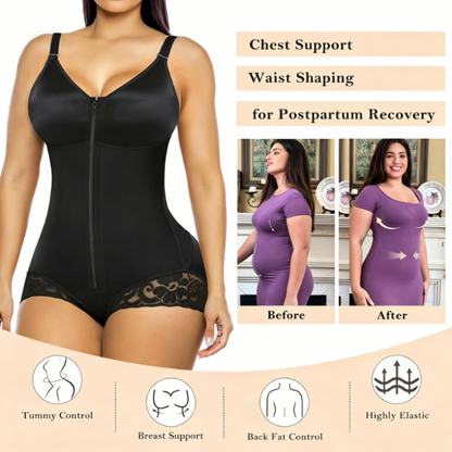 Heather – Women's 360° Waist-Shaping Bodysuit with Adjustable Straps