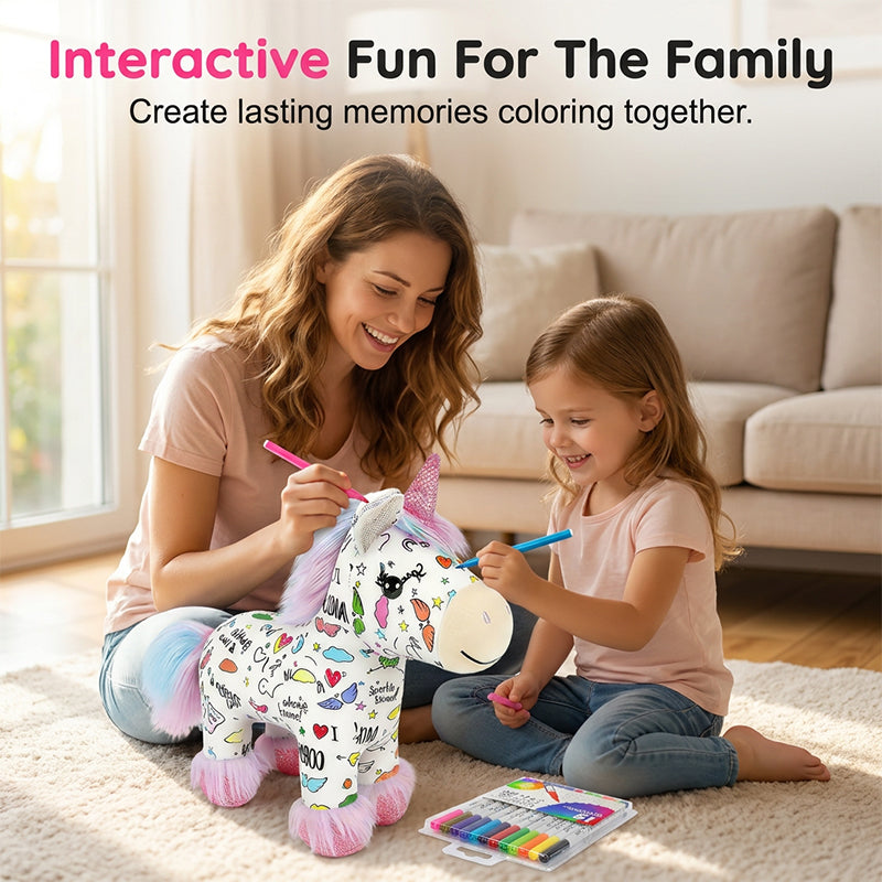 Plush friend with color change — unleash creativity instantly