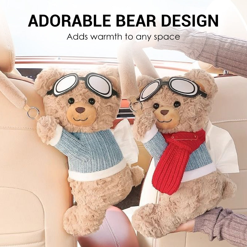 Bear with Red Scarf – Cozy Comfort Within Reach