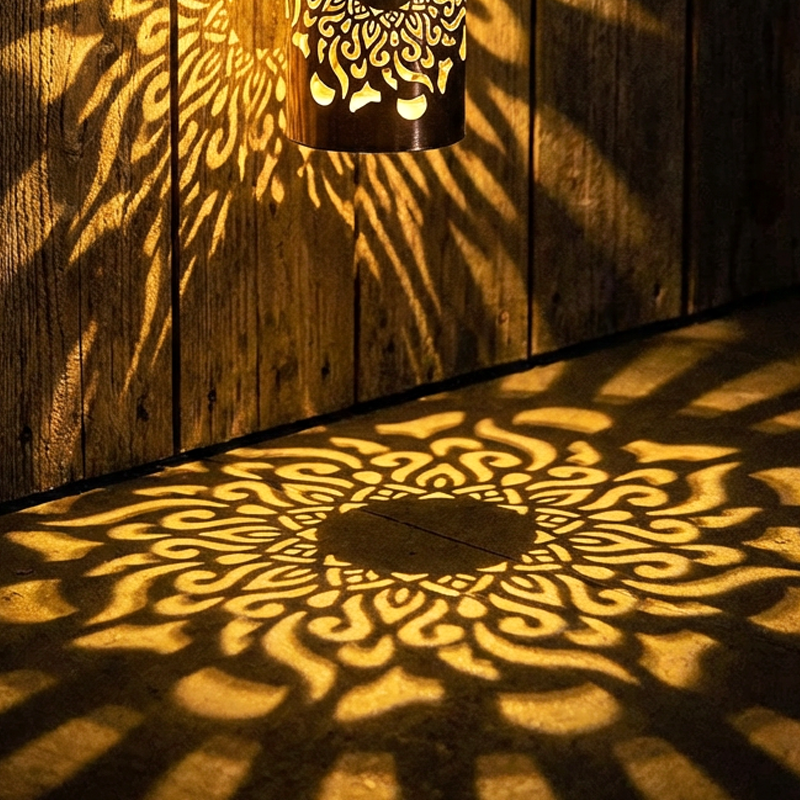 MandalaGlow — Solar Garden Lamp | 50% OFF
