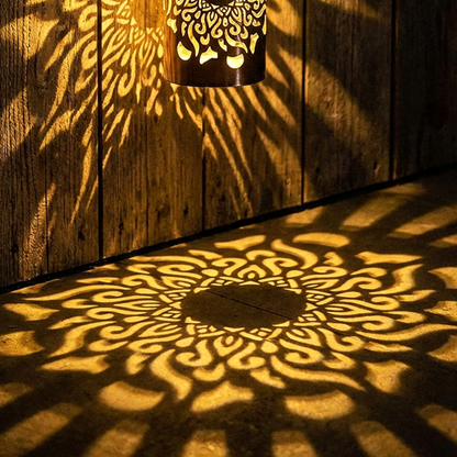 MandalaGlow — Solar Garden Lamp | 50% OFF