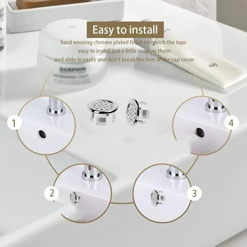 Smart Round Overflow Cover — Instant Sink Perfection