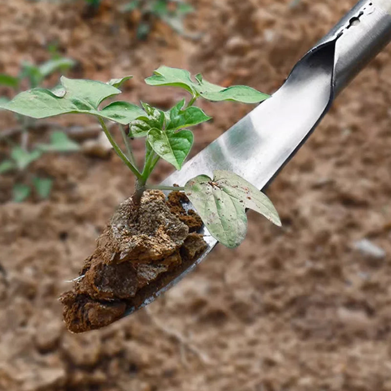 Spade with Wooden Handle Made of Manganese Steel — Effortless Precision Power