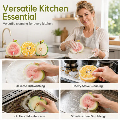 FruitBurst Sponge — Effortless Clean, Happy Hands