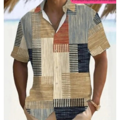 James — Men's Relaxed Plaid Stretch Shirt | 50% OFF