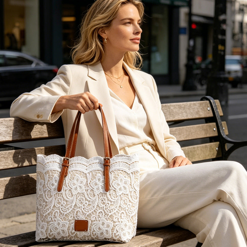 Amara — Elegant Lace Tote | 50% OFF