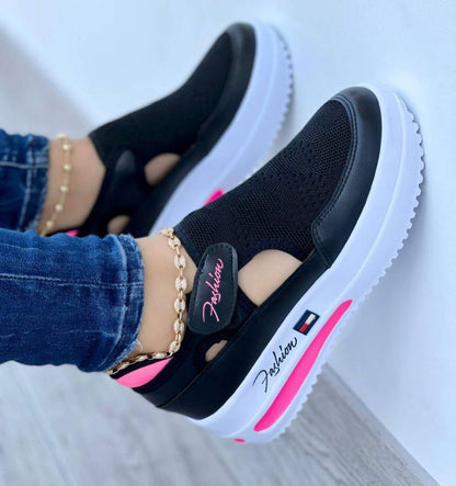 Felicity – Padded Flyknit Shoes with Memory Foam Comfort