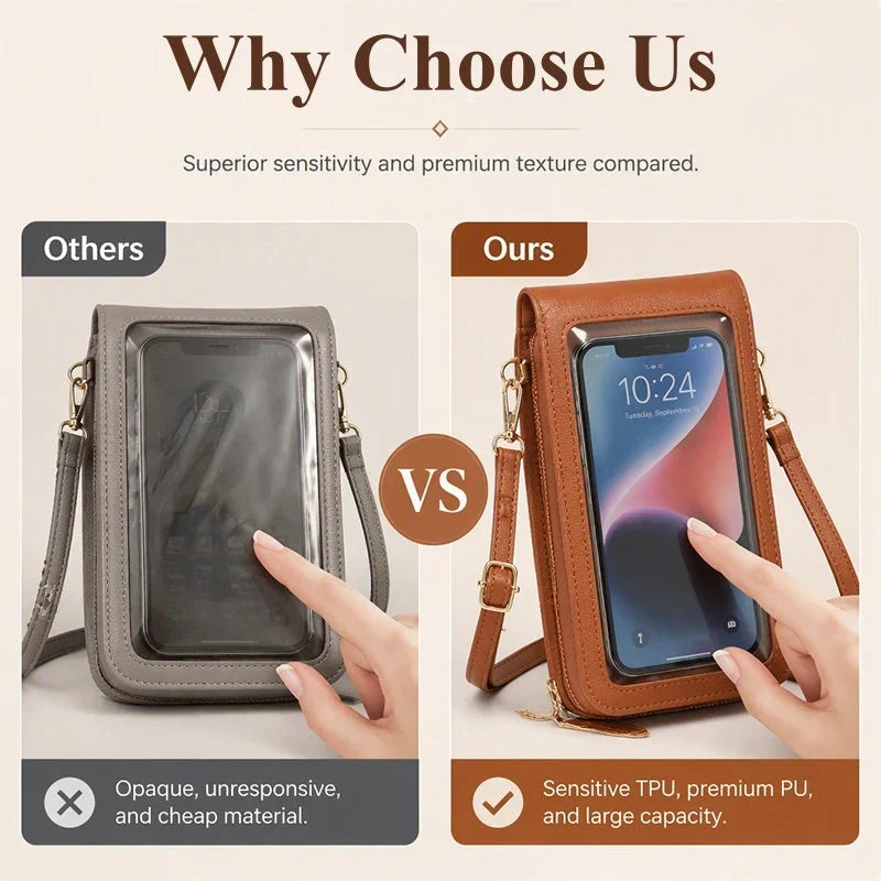 Rachel — Touchscreen Anti-Theft Shoulder Bag | 50% OFF