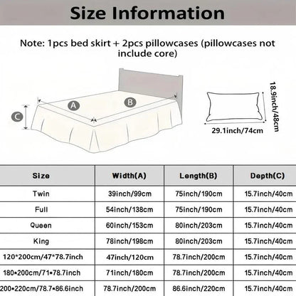LuxeLayer Bed Skirt — Effortless Style, Perfect Fit