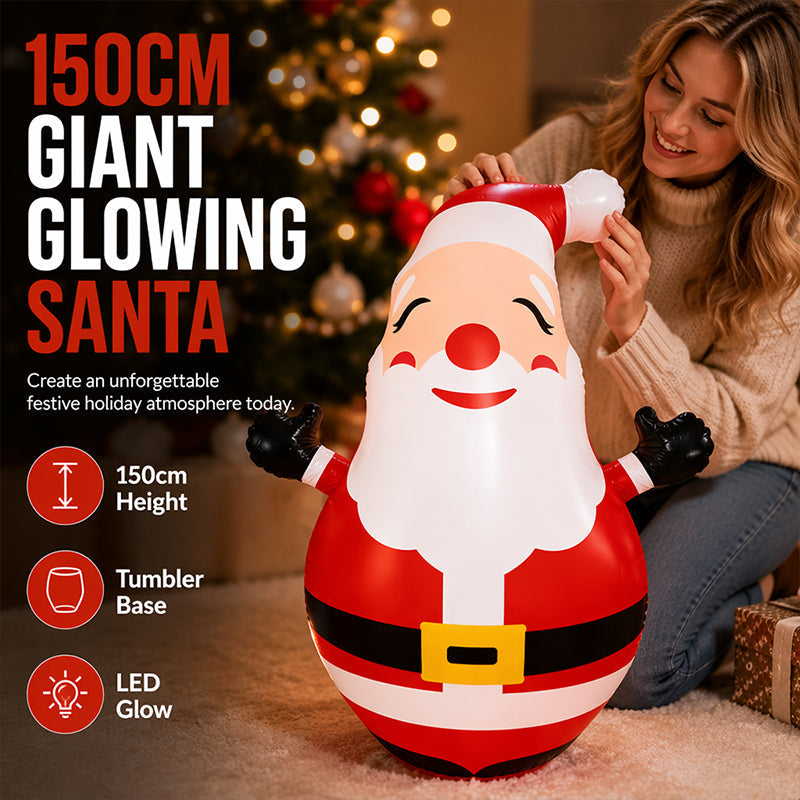 FrostyBeam Inflatable Santa — Instantly Captivate Every Eye
