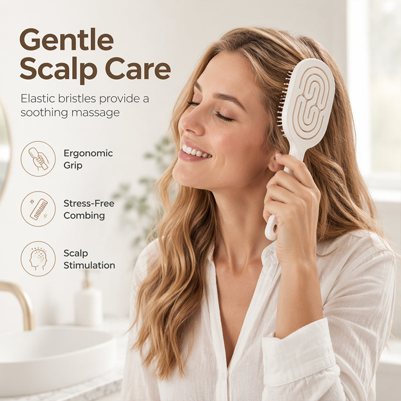 HairbrushPro — Self-Cleaning Detangling Hair Brush | 1+1 FREE