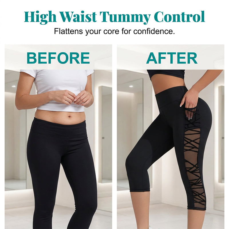 Maya – Breathable, Curve-Lifting Yoga Leggings with Pockets