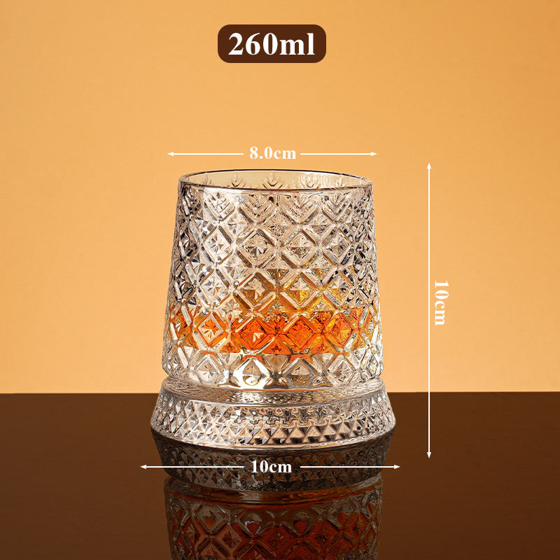SpinMaster Whiskey Glass — Ignite Richer Sips