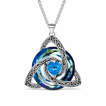 LunaKnot — Celtic Birthstone Pendant Necklace | 50% OFF