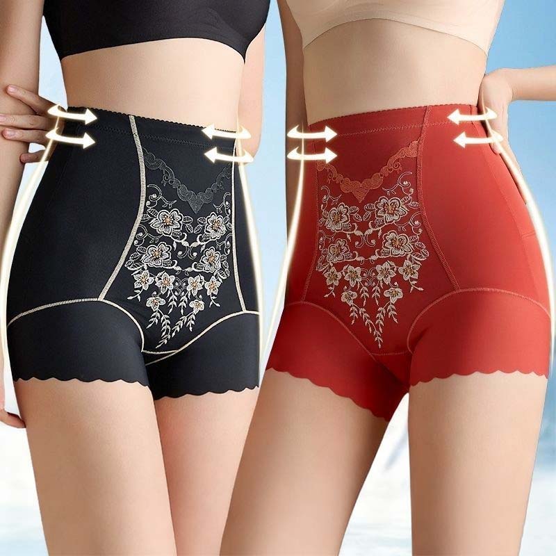 Grace – Embroidered High-Waist Tummy Control Briefs