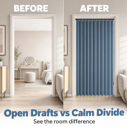 Accordion Curtain — Instant Privacy, Zero Damage