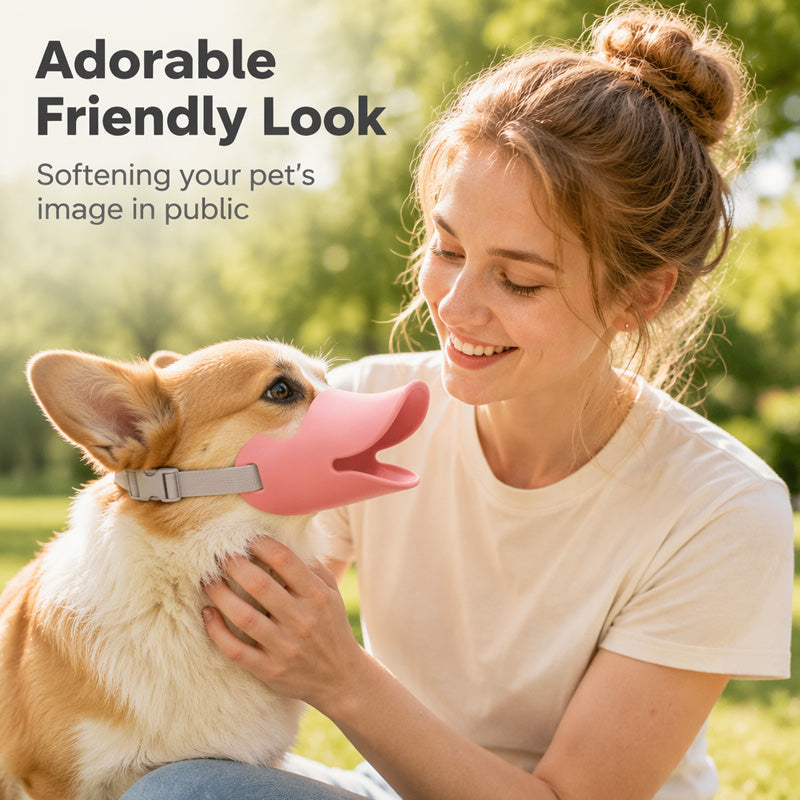 DuckGuard — Soft Silicone Dog Muzzle | 1+1 FREE
