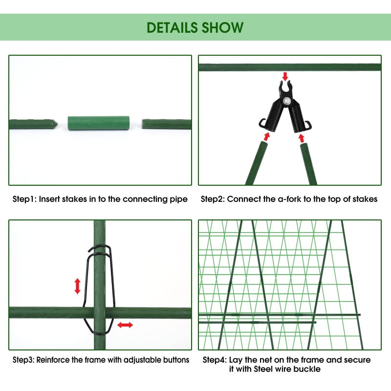 VerduraRise A-Frame Trellis — Grow Stronger, Thrive Brighter