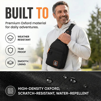 VentoGuard Sling Bag — Stay Dry, Organized, Unstoppable