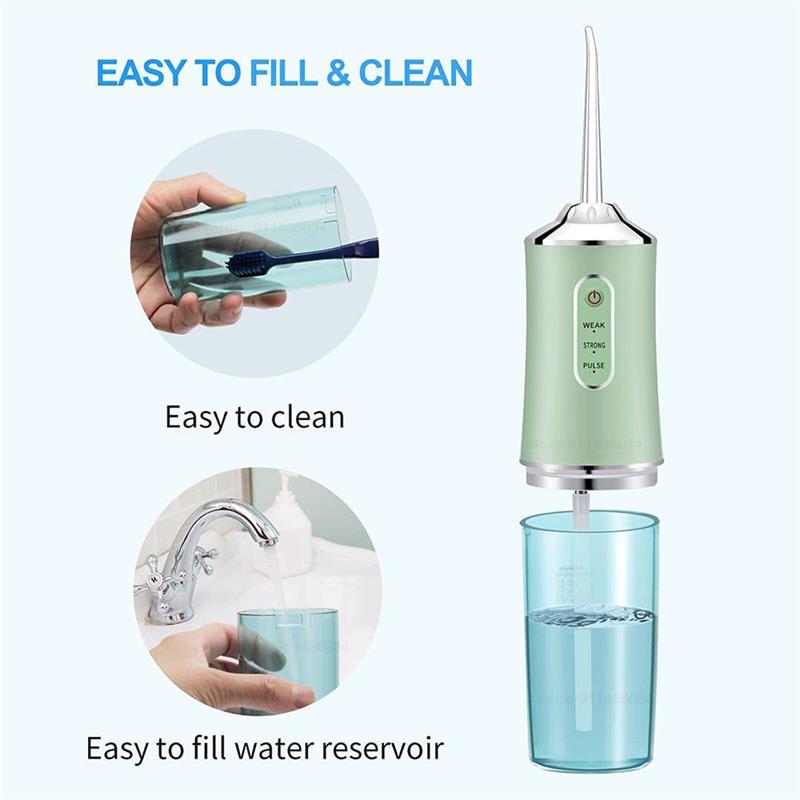 HydraPearl — Portable Water Flosser | 50% OFF