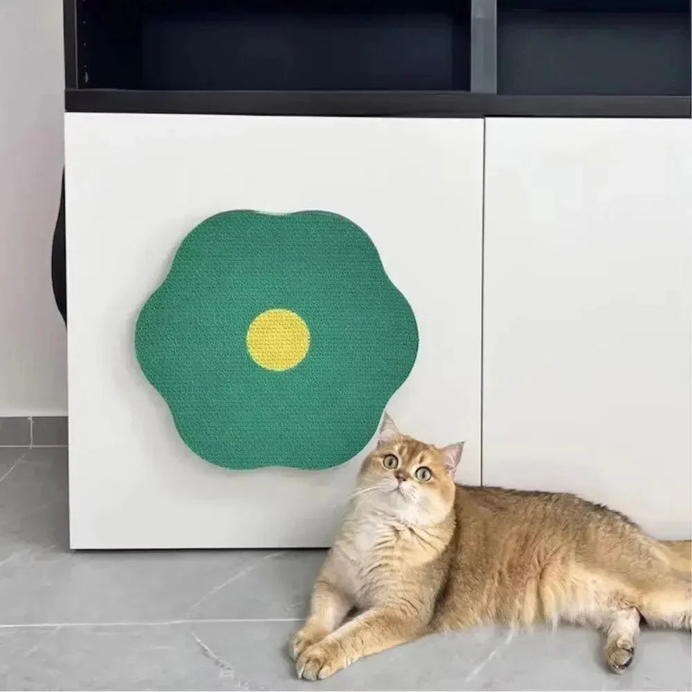 Floral Scratching Paradise – Protect Furniture, Delight Cats