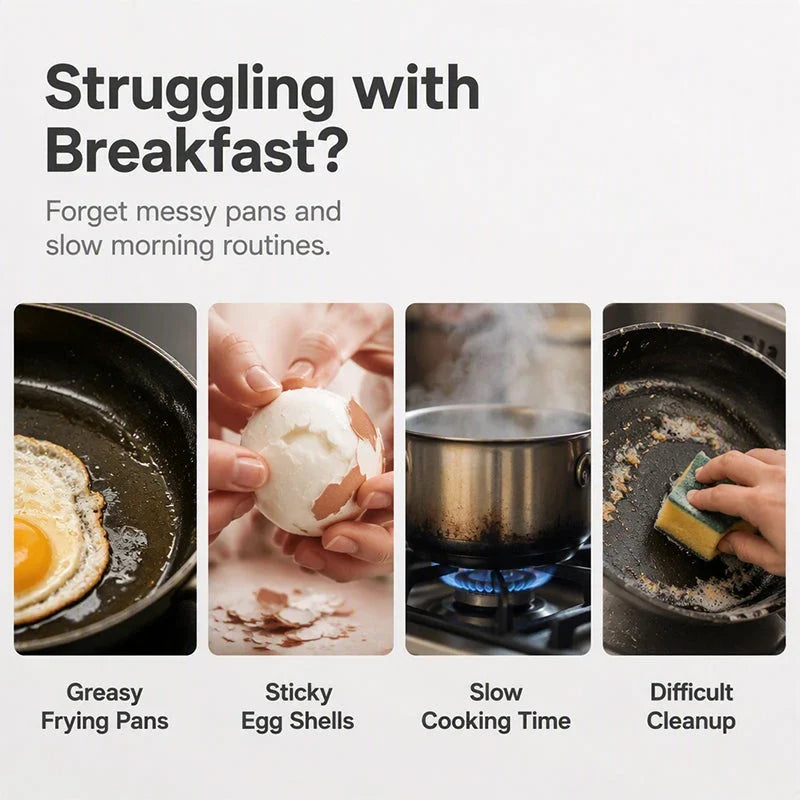 EggMaster — Microwave Double Egg Steamer | 1+1 FREE