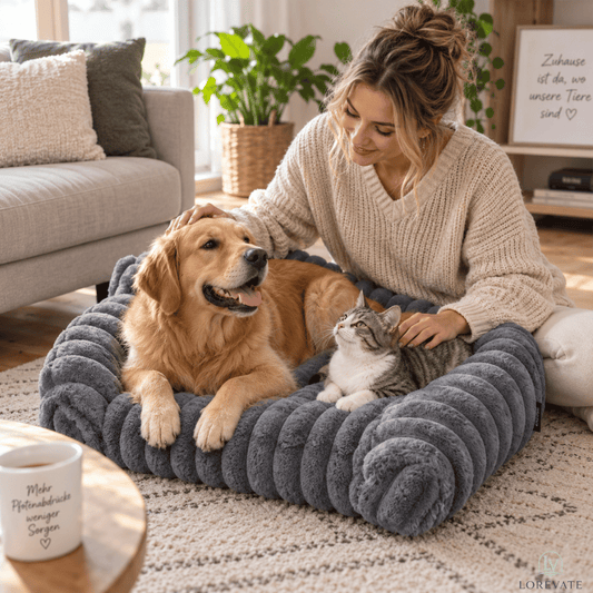 SnuggleNest — Plush Pet Sofa Bed | 50% OFF