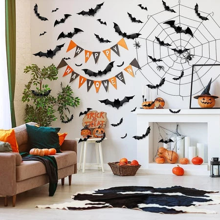 PhantomWing — 3D Halloween Bat Wall Stickers | 50% OFF