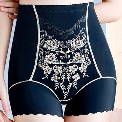 Grace – Embroidered High-Waist Tummy Control Briefs